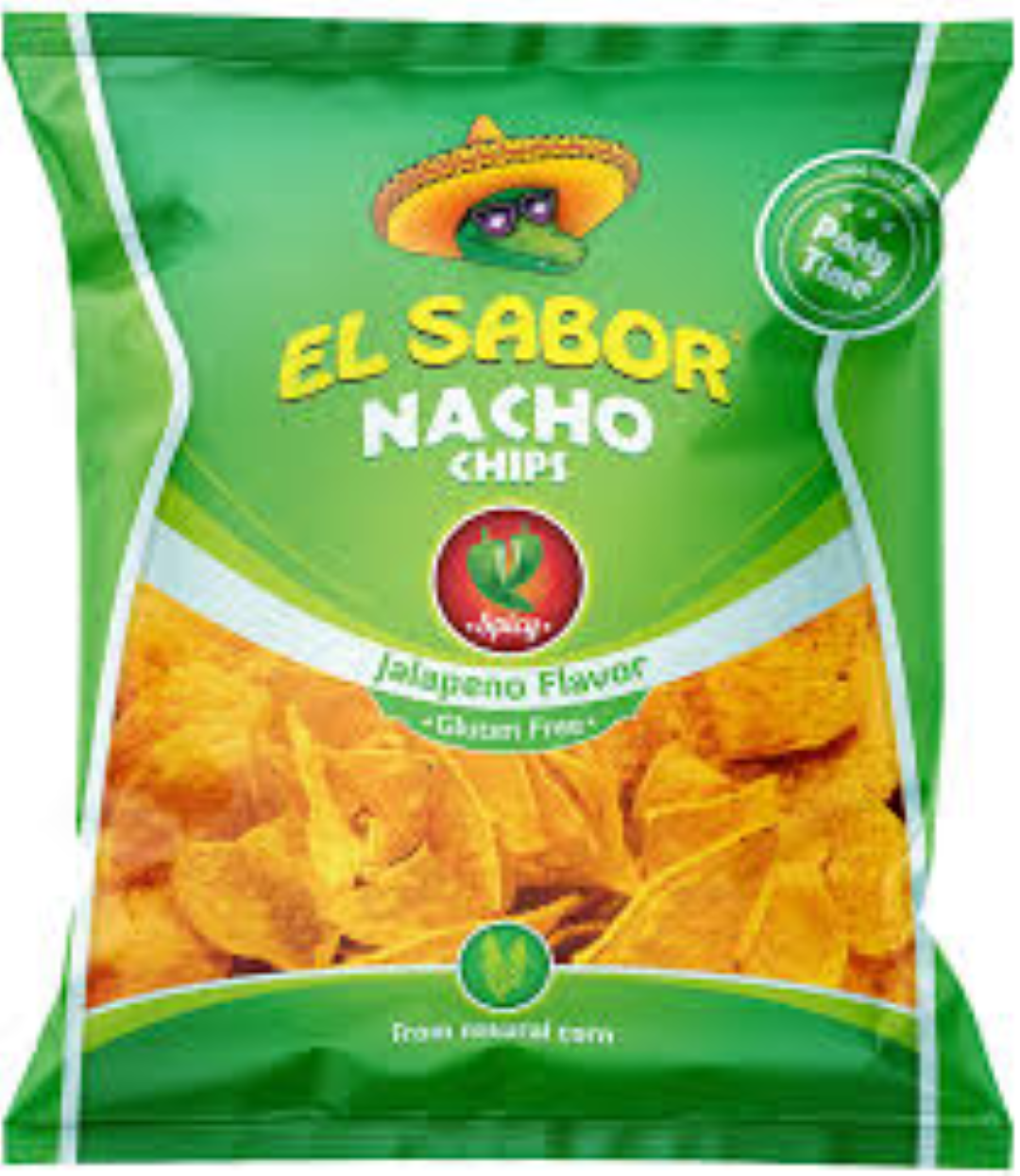 EL SABOR NACHO CHIPS JALAPENO 225G